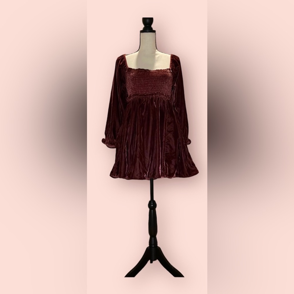 Daphne Free People velvet dress